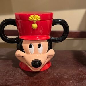 Disney Red and Black Mickey Mouse Drum Major Mug